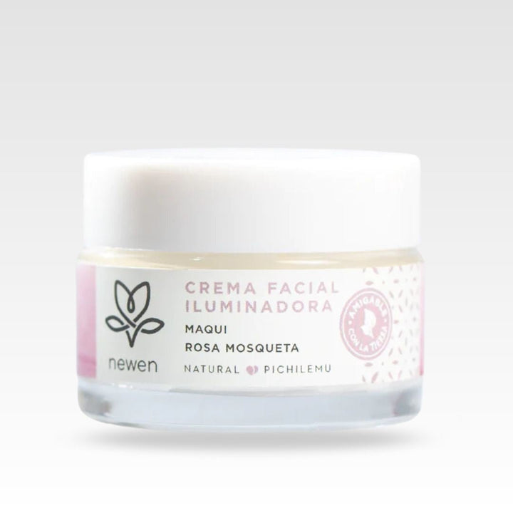 Crema facial iluminadora piel sensible - Newen - Badana
