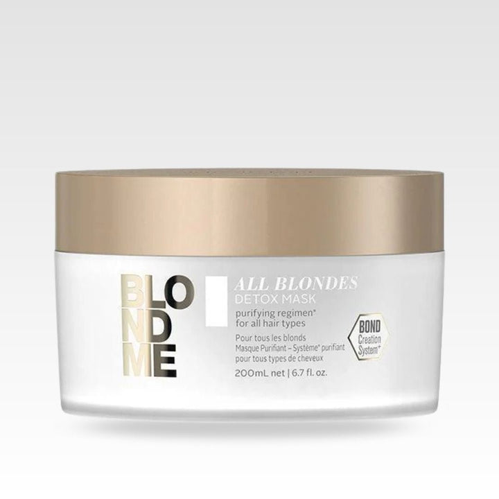 Mascarilla Blondme Detox para todo tipo de Rubios - SCHWARZKOPF - Badana