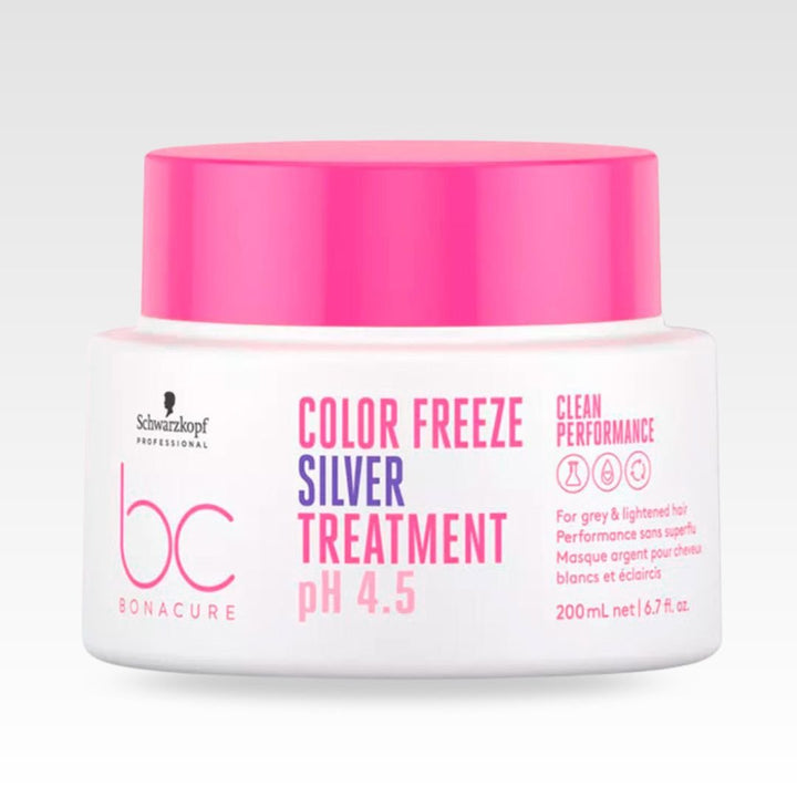 Mascarilla Tratamiento Color Freeze Silver para Cabello decolorados y canas - SCHWARZKOPF - Badana