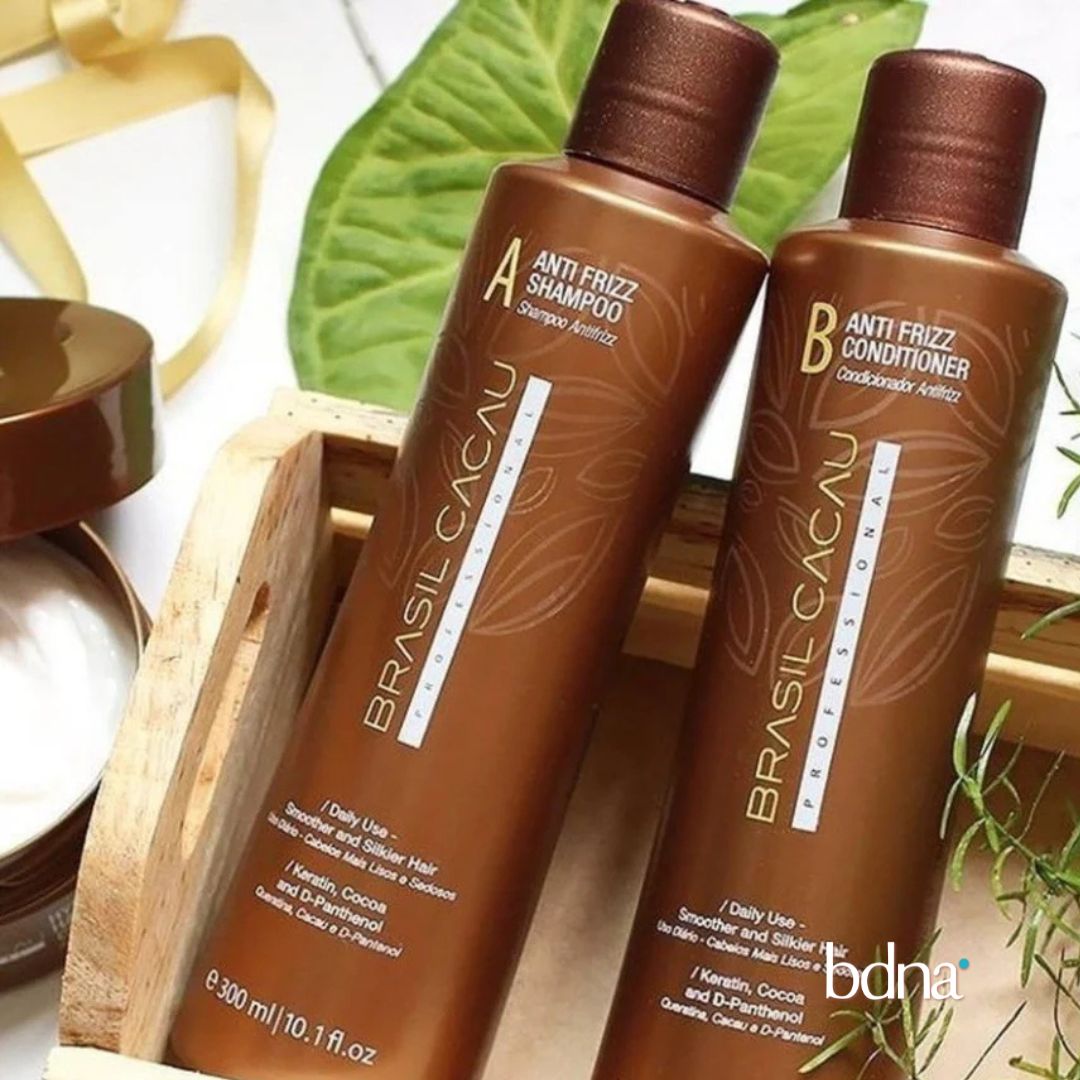 PACK ANTI - FRIZZ SHAMPOO Y ACONDICIONADOR - BRASIL CACAU - Badana