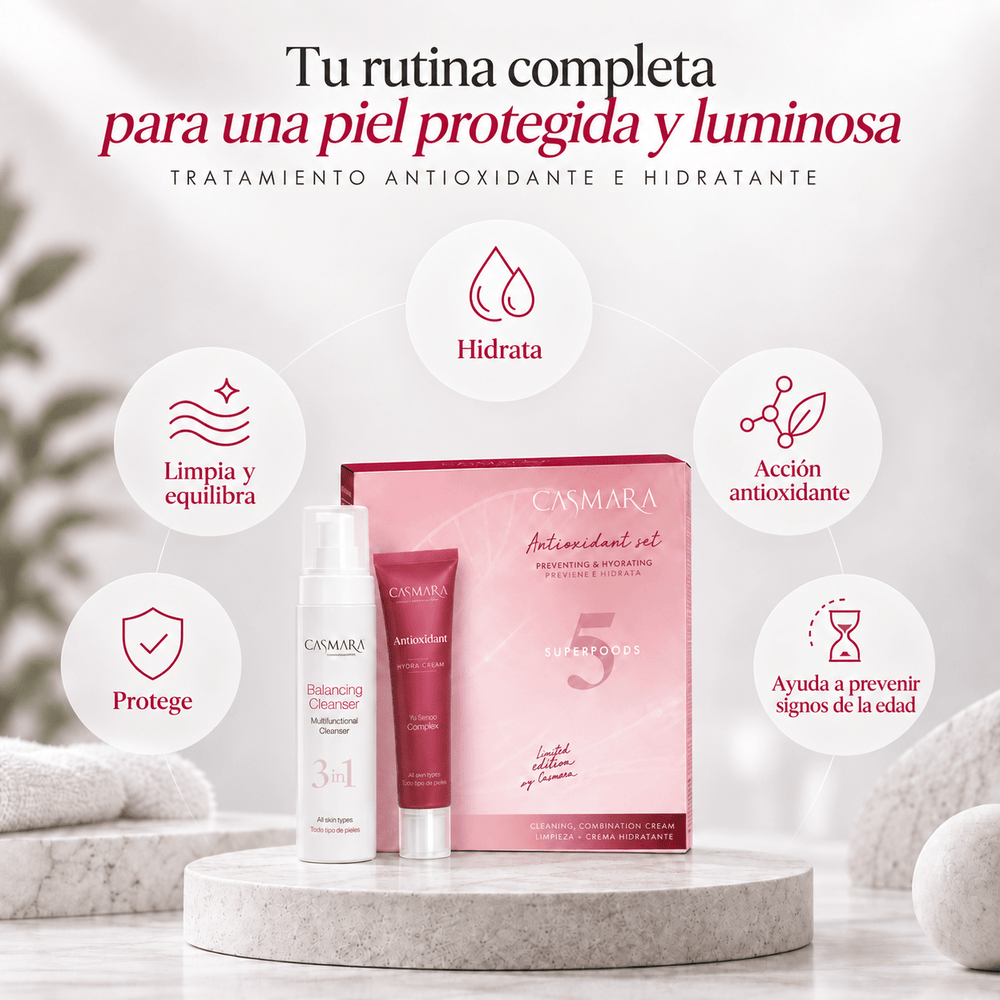 CASMARA Antioxidant Set - beneficios antioxidantes e hidratantes