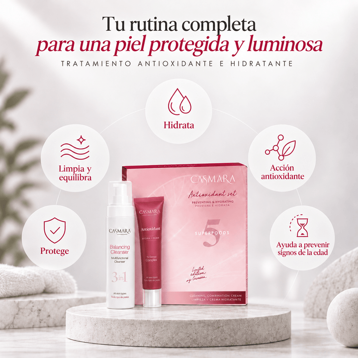 CASMARA Antioxidant Set - beneficios antioxidantes e hidratantes