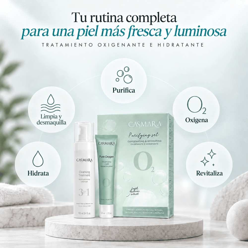 CASMARA Purifying Set - beneficios y tratamiento oxigenante e hidratante