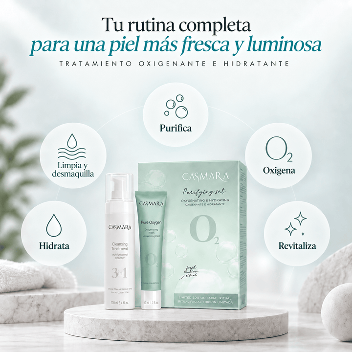 CASMARA Purifying Set - beneficios y tratamiento oxigenante e hidratante