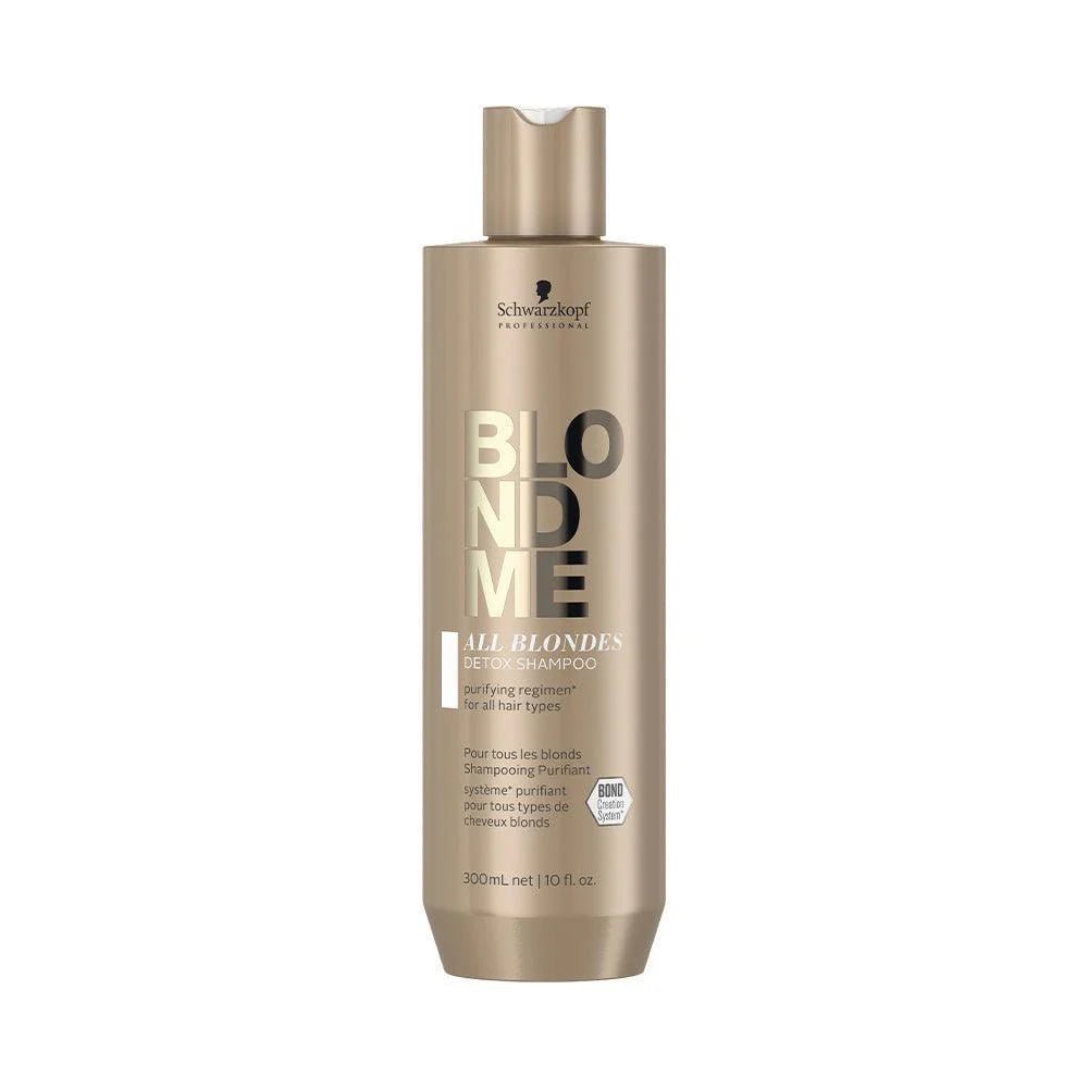 SHAMPOO BLONDME DETOX PARA TODO TIPO DE RUBIOS - SCHWARZKOPF - Badana