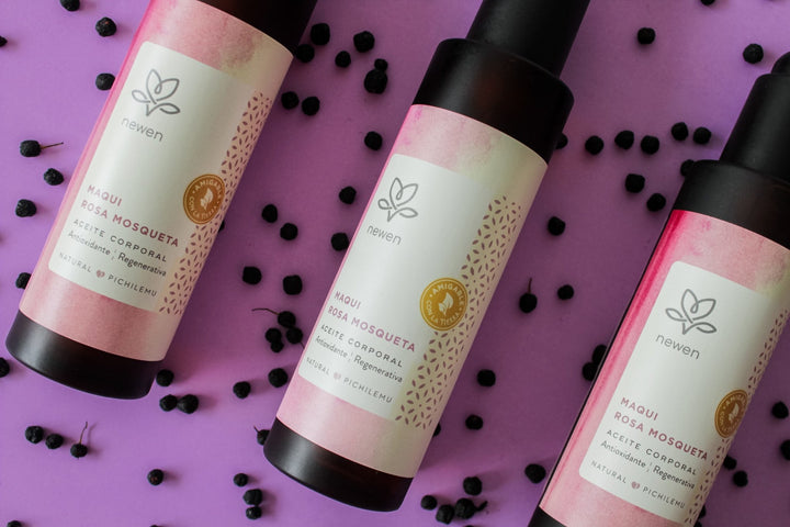 Aceite antiestrías Regenerador Rosa Mosqueta - Newen - Badana