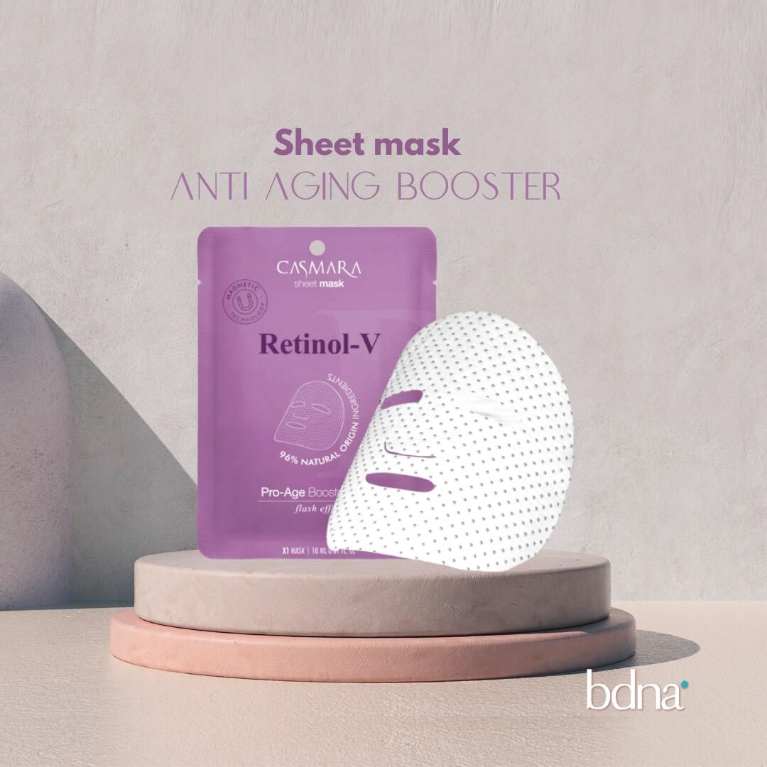 ANTI AGING BOOSTER Sheet Mask (Retinol) - Casmara - Badana