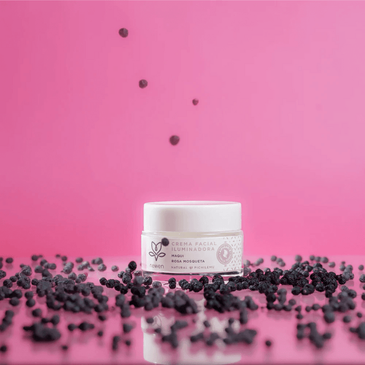 Crema facial iluminadora piel sensible - Newen - Badana
