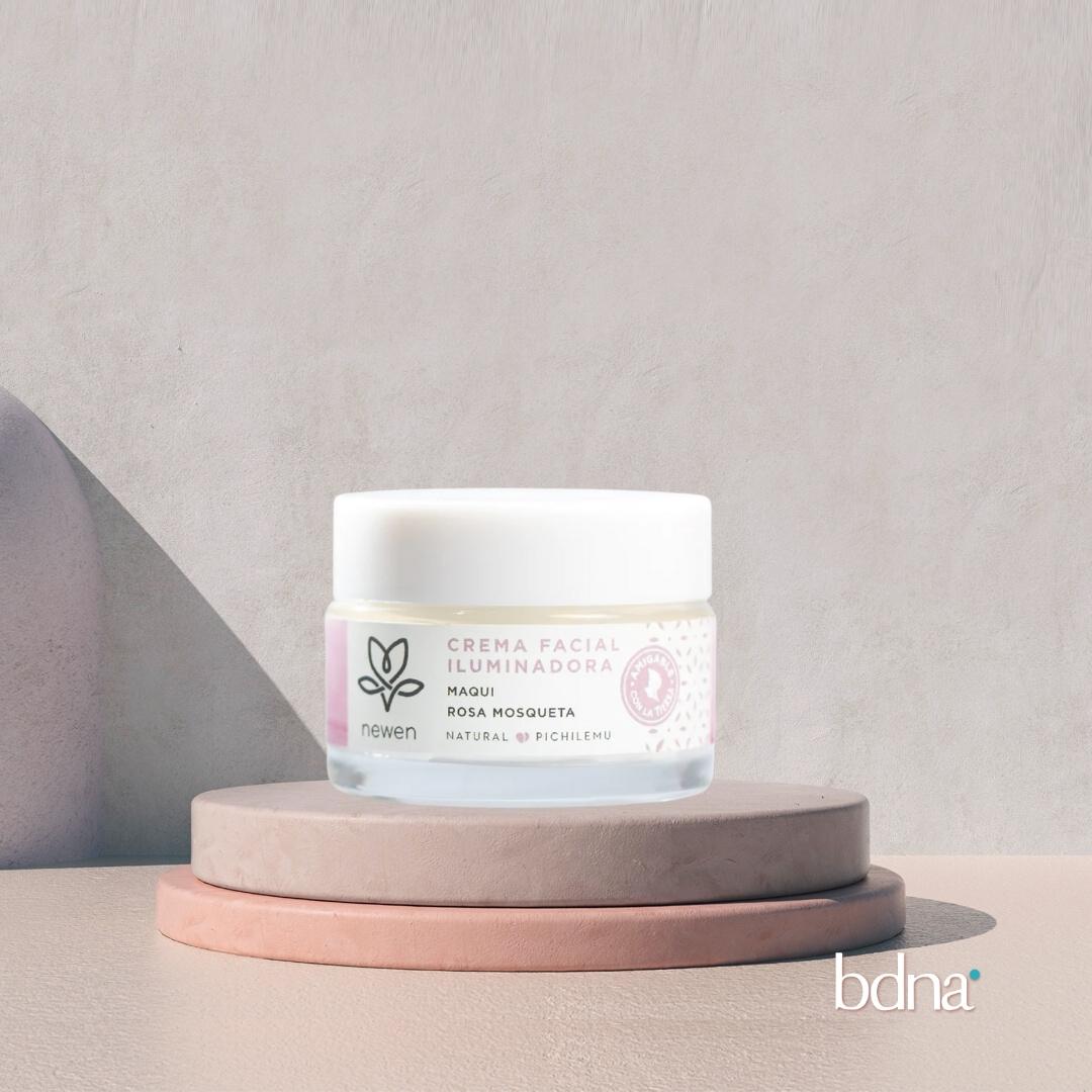 Crema facial iluminadora piel sensible - Newen - Badana