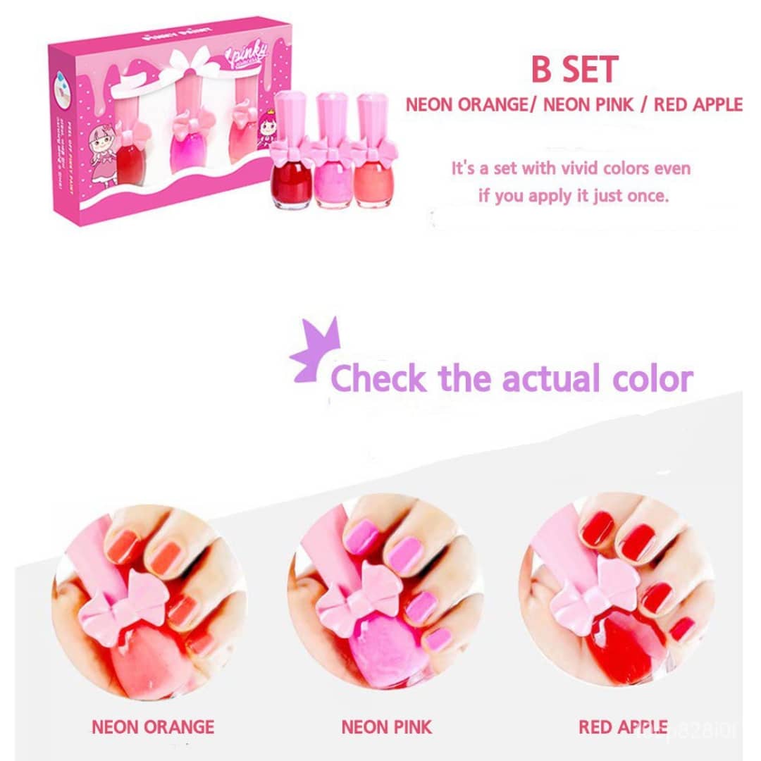 Esmalte Pinky Set 3 Colores - Badana